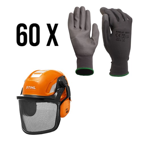 Set 60x arbeitshandschuhe - set:,