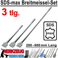 3 x SDS-max Breitmeißel