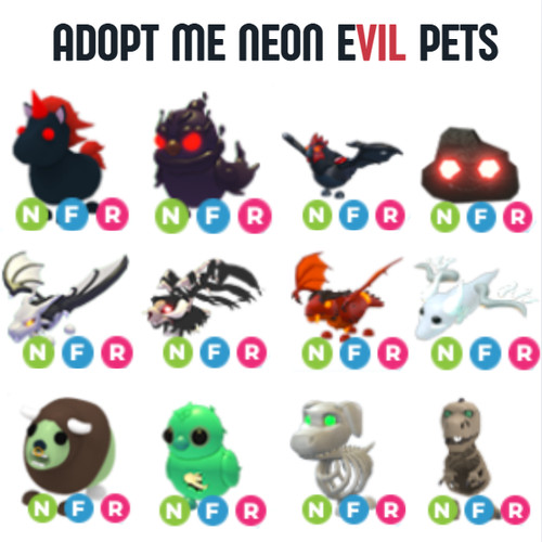Roblox adopt neon evil pets - adopt,