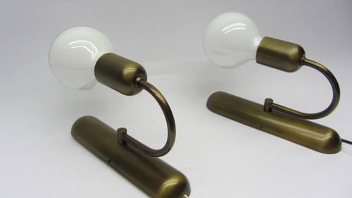 Paar wandlampen einarmig - wandlampen,