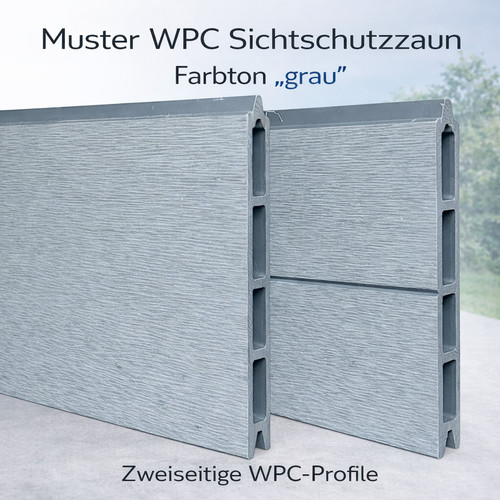 Muster wpc sichtschutzzaun - muster,