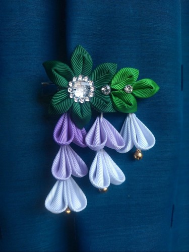 Kanzashi tsumami haarspange - tsumami,