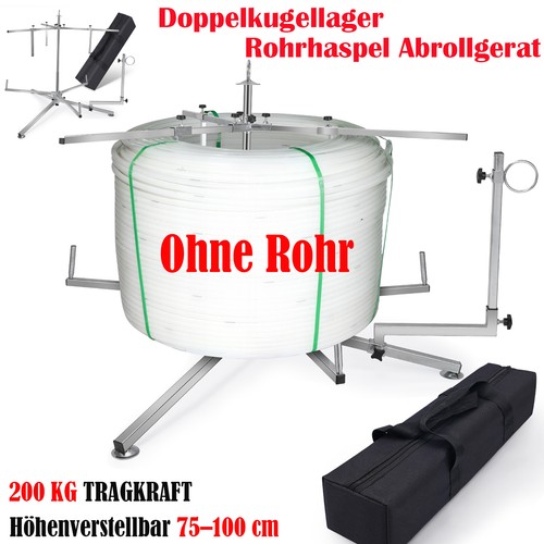 Rohrhaspel abrollgerät für - abrollgerät,