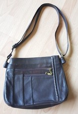 Handtasche Umhängetasche Schultertasche braun Eckig Italien Conti Osvaldo