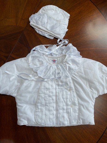 Taufjacke und mütze größe - taufjacke,