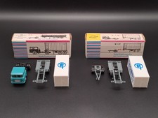 2x Permot Prefo DDR Skoda Container Lastzug + Sattel Kupplungsachse DECELITH OVP