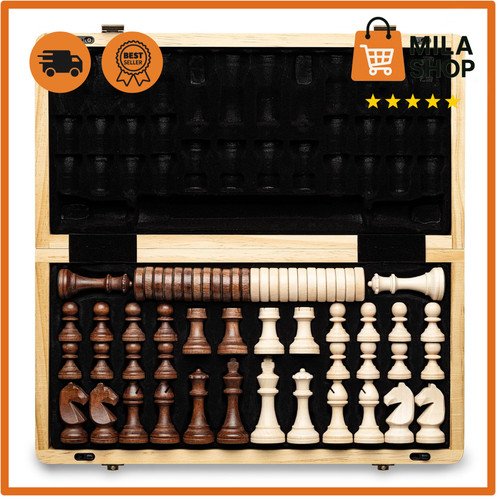 Schachspiel magnetisch holz - schachspiel,