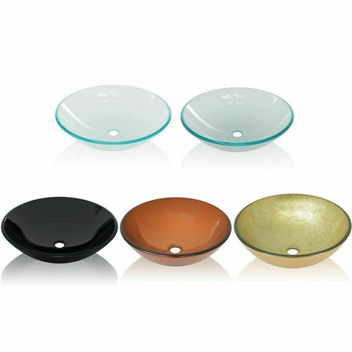 Glas waschbecken 42cm - glas,
