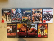 Söldner Krieg Action 9x DVD Film Geheimcode Wildgänse Rambo 1-3 Dog Tags FSK18
