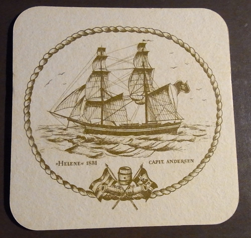 Bierdeckel flensburger - bierdeckel,