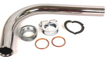 Auspuff Krümmer 28mm Chrom