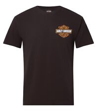 Harley-Davidson T-Shirt B&S Left Chest, Schwarz, Baumwolle, M-3XL