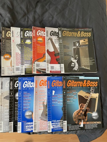 12x gitarre bass 2009 - gitarre, musik