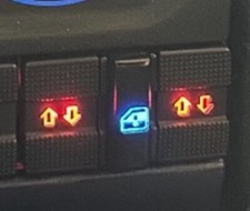 VW Golf 3 Cabrio elektrische Fensterheberschalter Schalter Hinten #29064