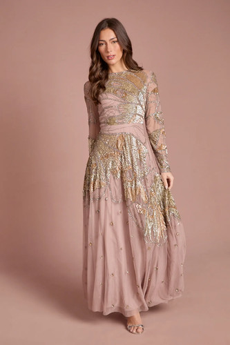 Coast damen maxikleid rouge - coast,