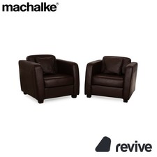 Machalke Leder Sessel Garnitur