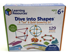 Learning Resources Geometrie Baukasten Sea&Build 129tlg Kinder Lernspielzeug NEU