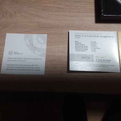 Krügerrand silber pp - silber, 2
