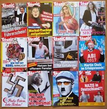 12x Titanic 2017 Satiremagazin endgültig Jahrgang komplett Zeitschrift Merkel