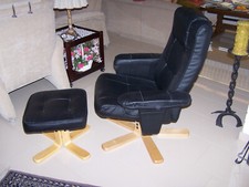 Relaxsessel mit Fußhocker, neuwertig, unbenutzt