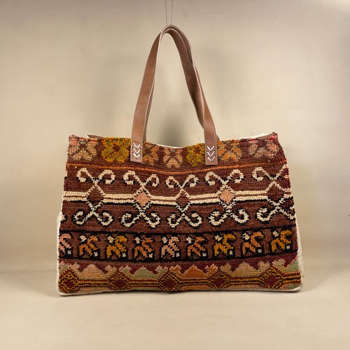 Vintage teppich tasche groß - tasche,