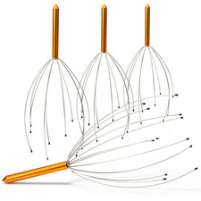 2x Kopfmassage-Spinne mit 12