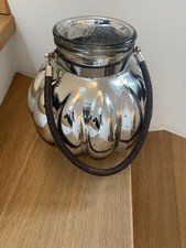 Glas Deko Windlicht Laterne Bauernsilber Impressionen Shabby Deko Landhaus Garte