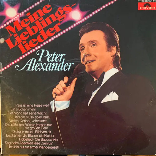 Peter alexander meine - alexander,