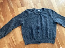 H&M Cardigan Weste Strickjacke • Damen • Gr. XL • Anthrazit • Durchgeknöpft 