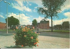 AK Oldenburg / Oldb. - Pferdemarkt, Straßenansicht - 1971 gel. Werbestempel