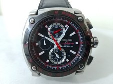 Seltener Seiko Sportura F1 Honda Racing Team Chronograph 100M 7T62-0GR0 Alarm Sapphi