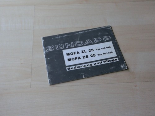 Zündapp mofa zs 25 - 25,