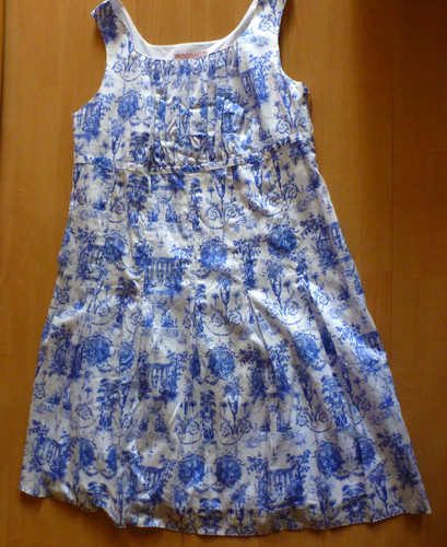 Sommerkleid mit blauem