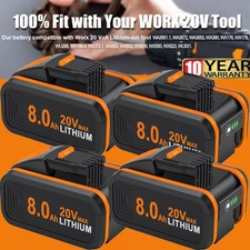 Für Worx 20V 8.0Ah 6.0Ah MAX