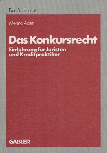 Das konkursrecht einf für - das, :