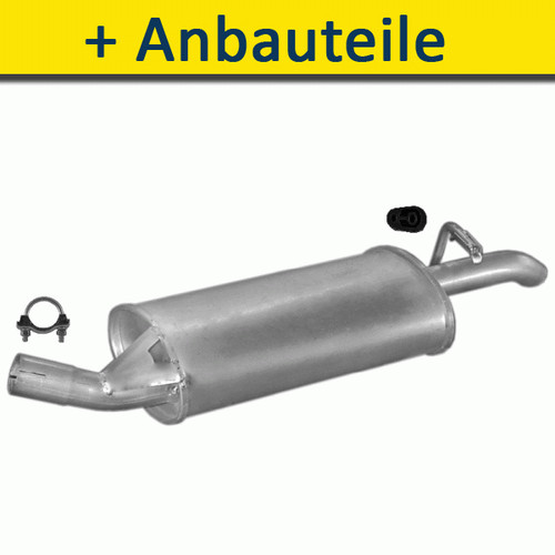Endtopf auspuff für ford - endtopf, auspuff+