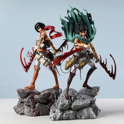 Attack titan figur levi - attack,