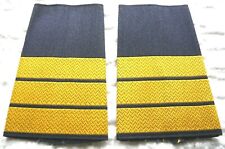2 Paar Rangabzeichen Marine Korvettenkapitän gold/blau Schulterklappen