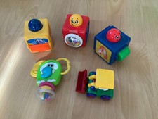Fisher-Price baby bausteine + kleiner Bagger und ein weiteres Spielzeug