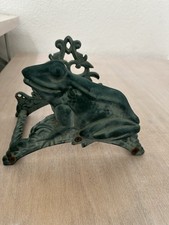 Esschert Desig Froschkönig Gartenschlauchhalter im Landhausstil - Braun