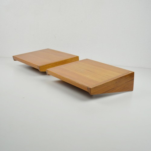 Teak wandregal kai - 2,