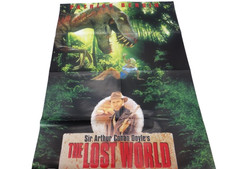 The Lost World Conan Doyle Altes Vintage Kino Film Plakat Poster A1 Gefaltet