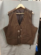 Herren Lederweste Nubuk Leder