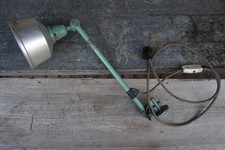 Midgard R1 Lampe Arbeitsleuchte Gelenkarmlampe DDR 50er 60er Retro Werkstatt