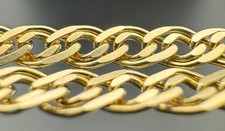 Kette 585 Gold Panzer Kette 14