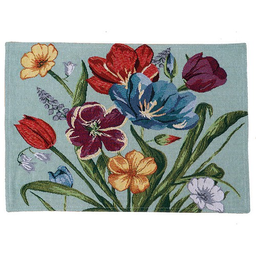 Tischset gobelin große bunte - tischset,