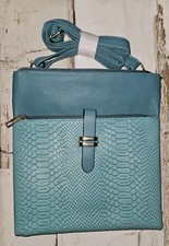 Damen Handtasche City Kleine Umhängetasche Türkis