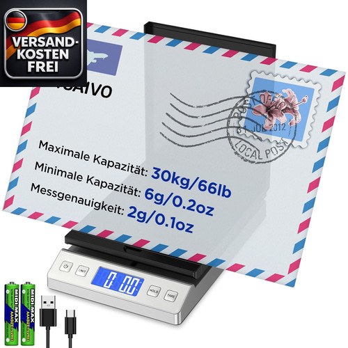 Digitale brief und paketwaage - digitale,