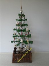 Federbaum, Paradiesgarten/Holzständer, Christbaum, Weihnachtsbaum, 5D241