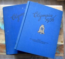 Olympia 1936 Sammelalbum Band 1 + Band 2 - Berlin - Sammelbilderalbum - 3.Reich 
